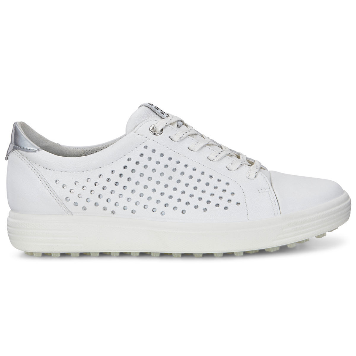 ECCO Golf Ladies Casual Hybrid Golf Shoes, Female, 3, White, Regular | Online Golf