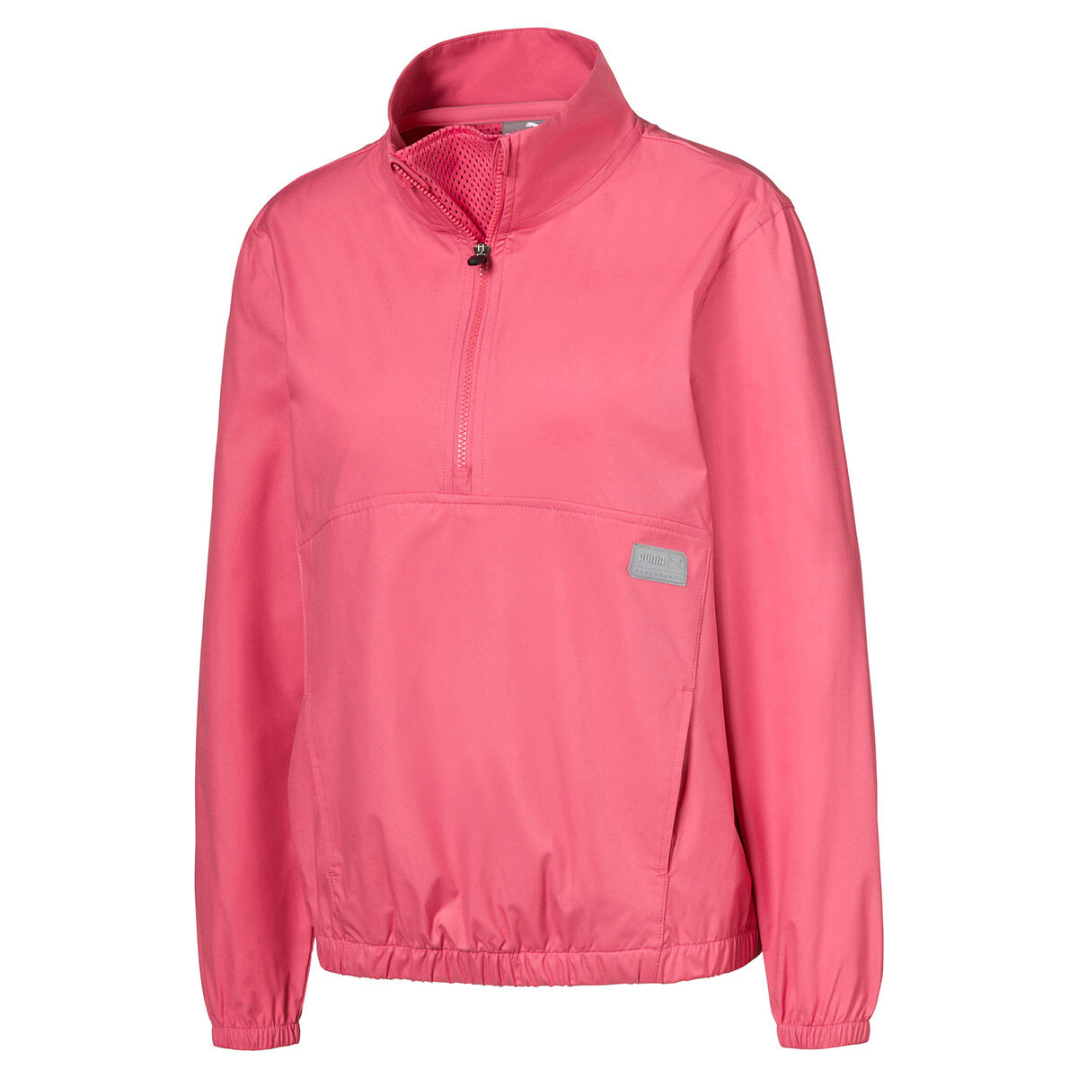 PUMA Golf Womens Windbreaker Golf Windtop, Female, Large, Rapture rose | Online Golf