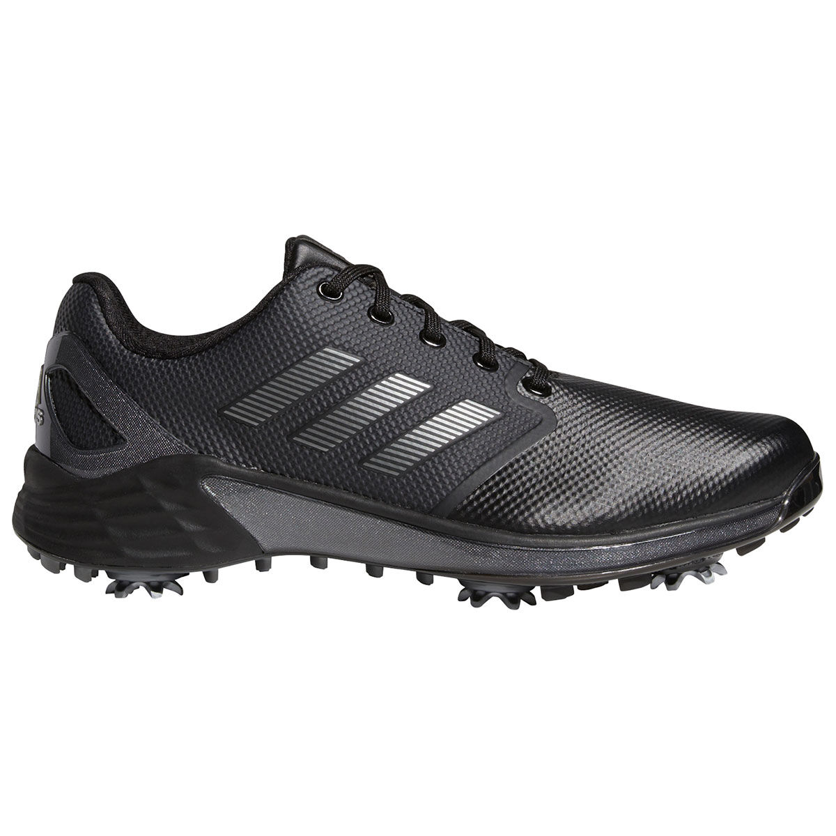 adidas Golf ZG21 Golf Shoes, Male, 11, Black/silver/grey  | Online Golf