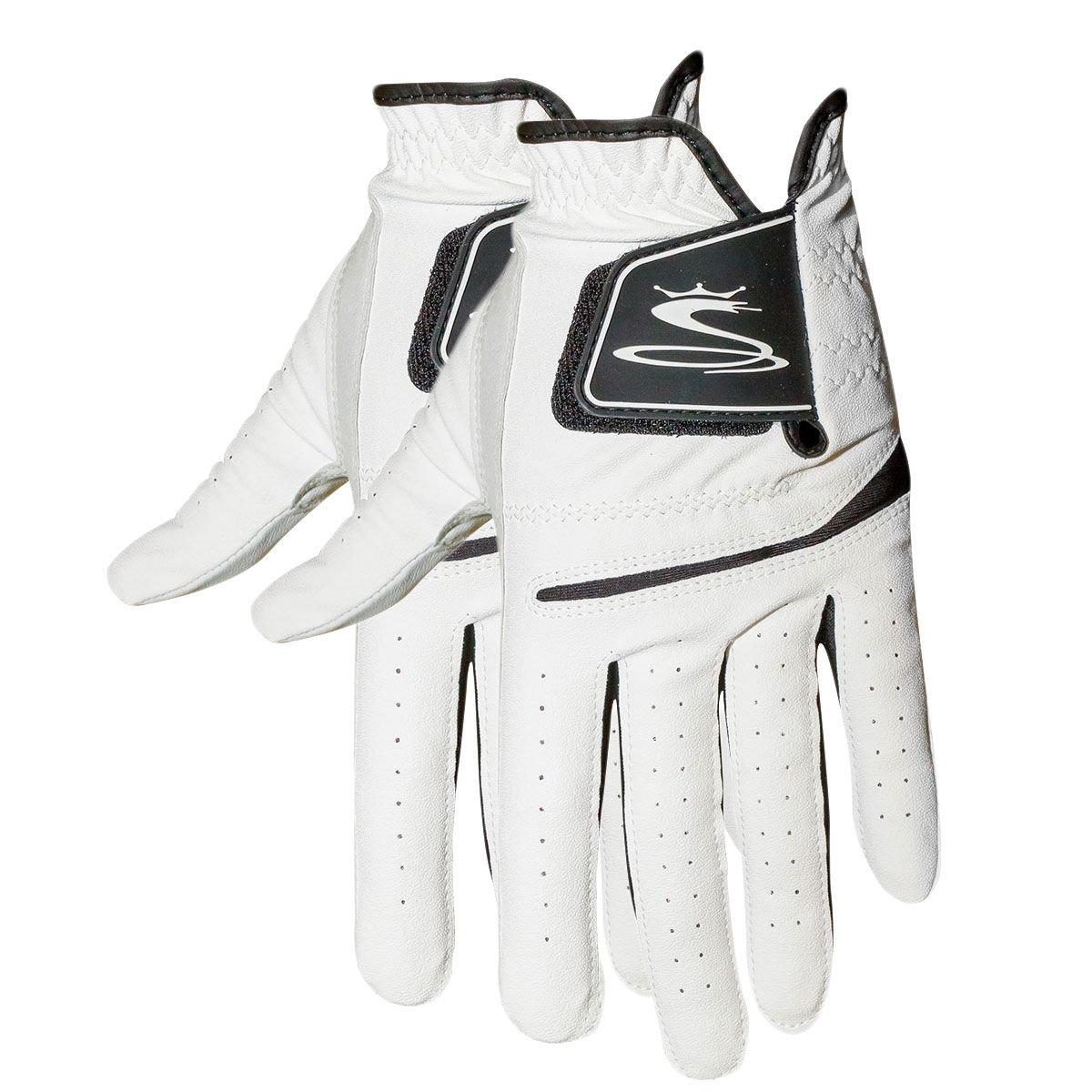 Cobra Golf Flex Cell Golf Glove Twin Pack, Mens, Left hand, Large, White | Online Golf