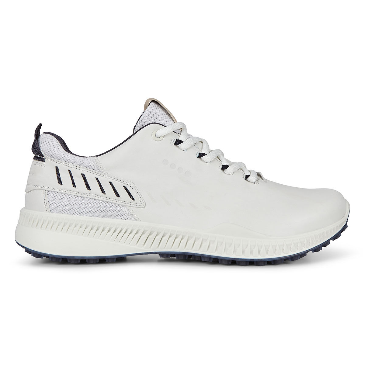 ECCO Golf S-Hybrid Spikeless Golf Shoes, Male, 10.5-11, White, Regular | Online Golf