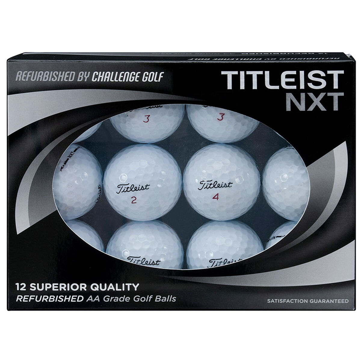Challenge Golf Mens White NXT 12 Refurbished Golf Balls, One Size  | Online Golf