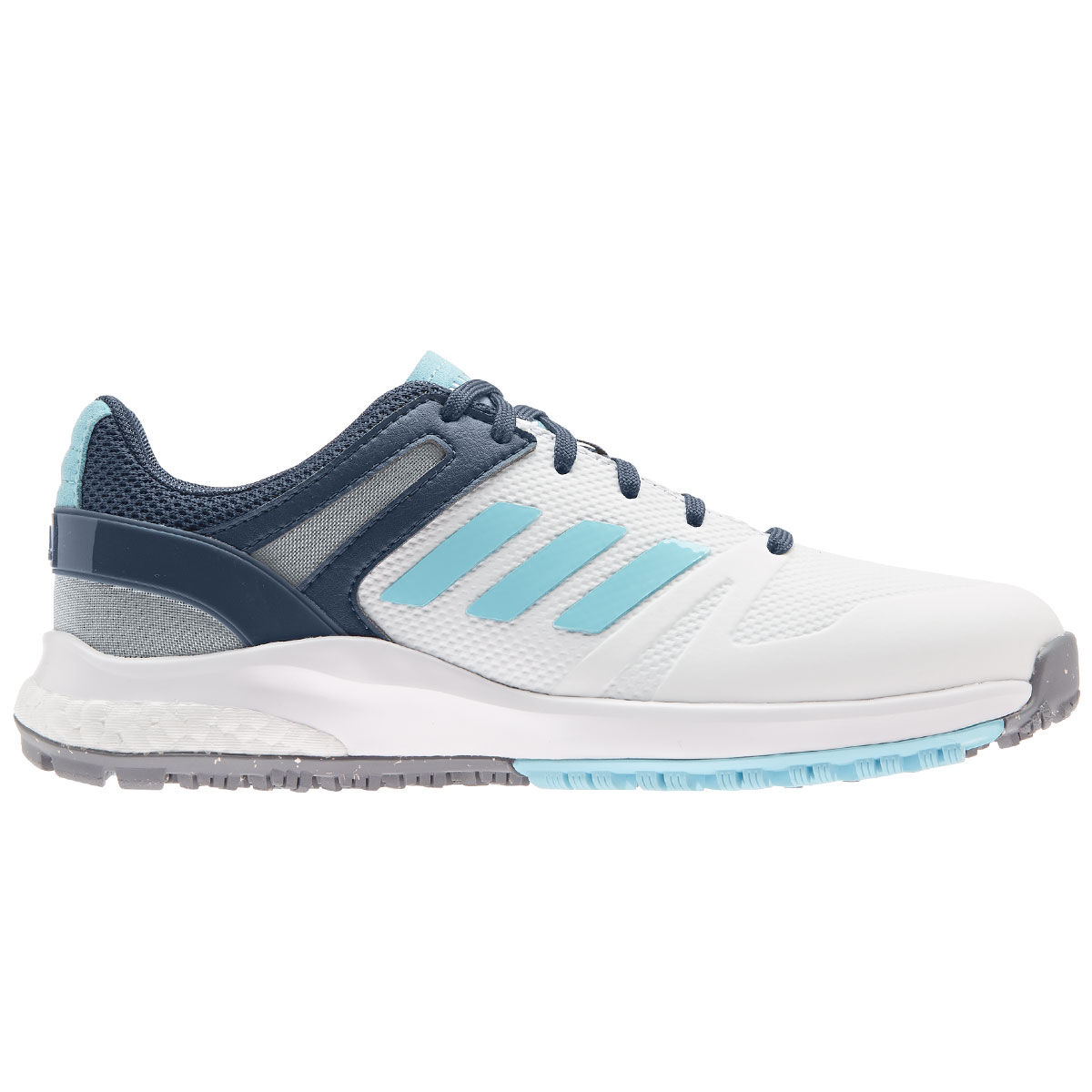 adidas Golf Ladies EQT Golf Shoes, Female, 4, White/hazy sky/crew navy  | Online Golf