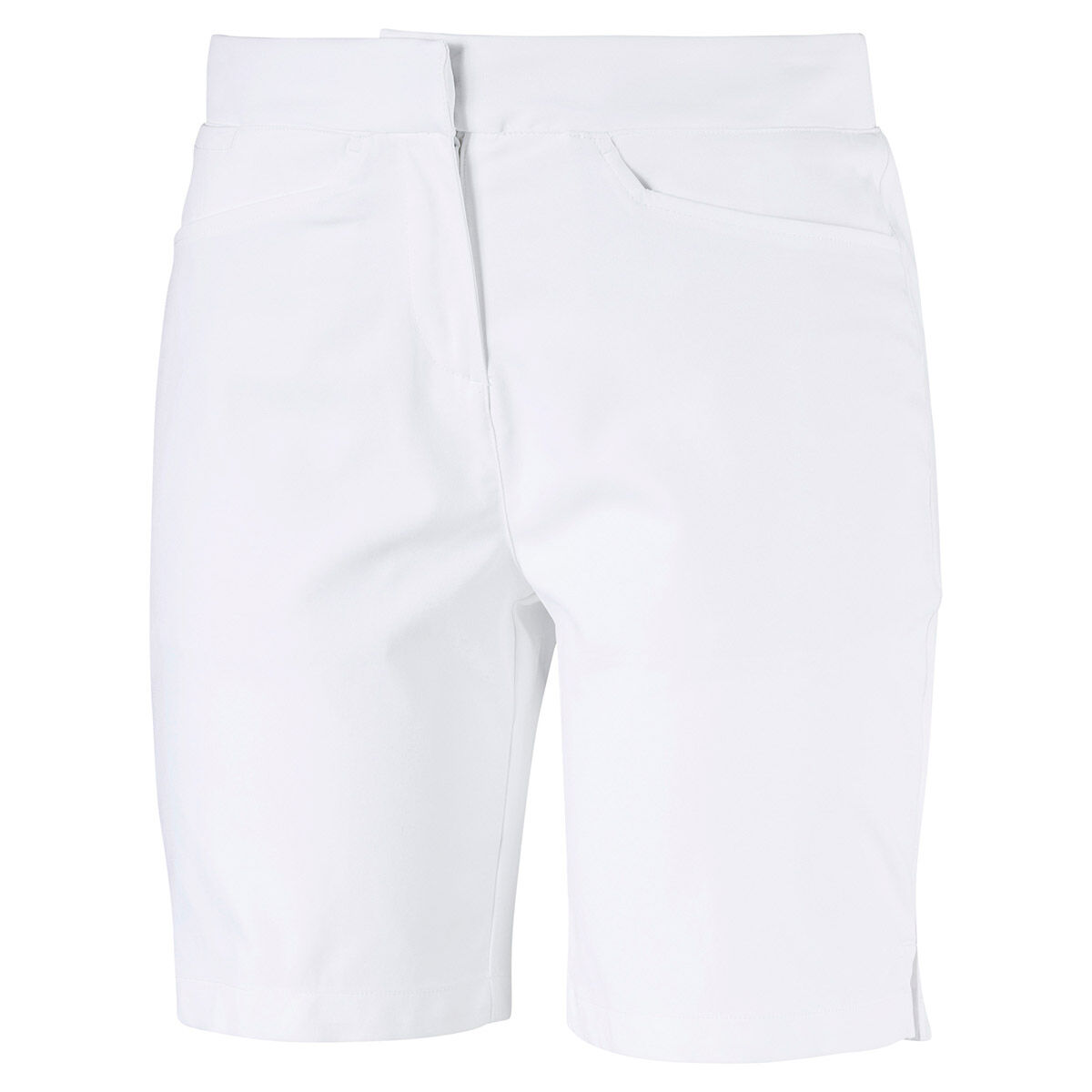 Puma Golf Womens White Pounce Bermuda Golf Shorts, Size: S | Online Golf