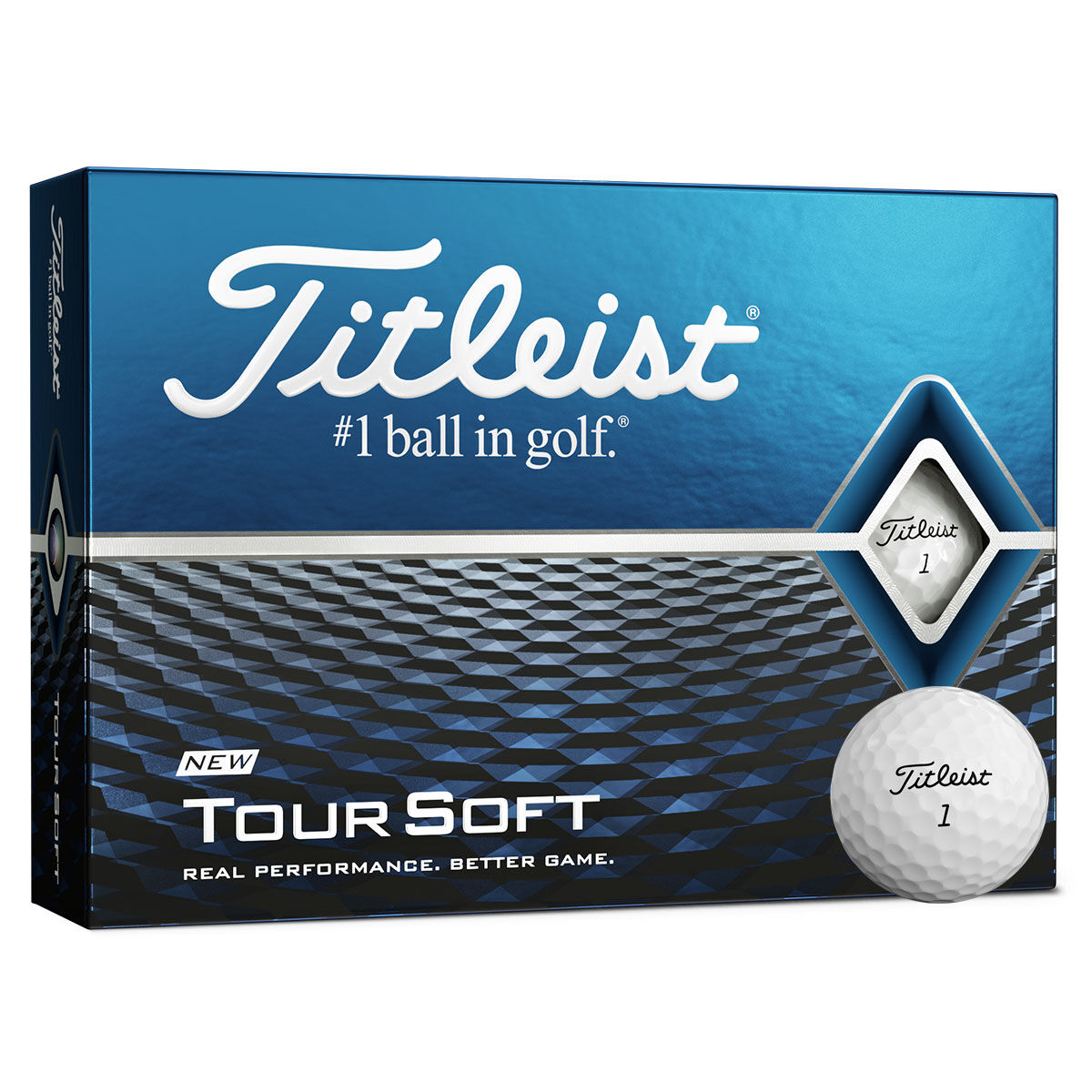 12 Palline Da Golf Titleist Tour Soft 2020, maschile, Bianco