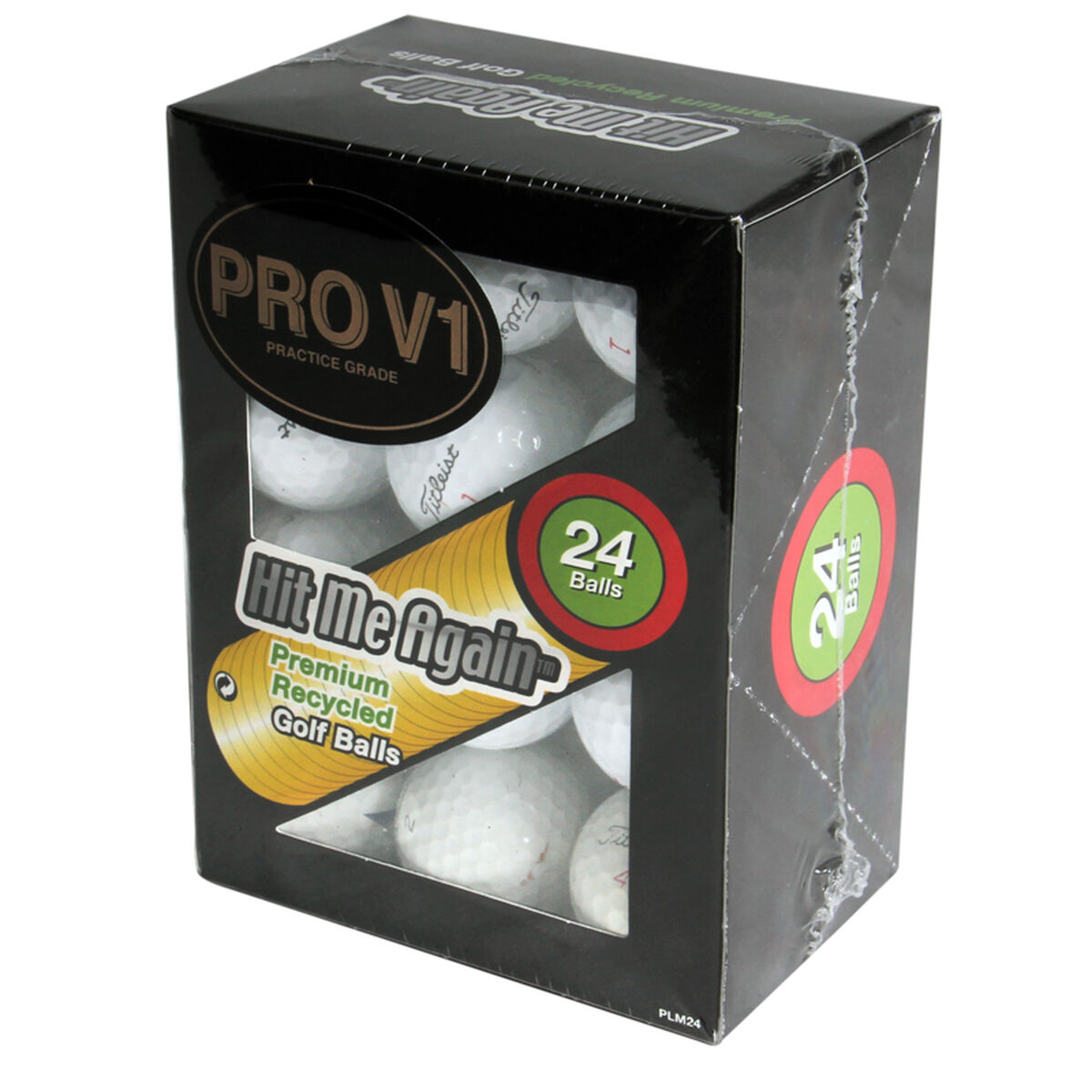 24 Balls de golf Challenge Golf Pro V1 Practice, homme, Blanc