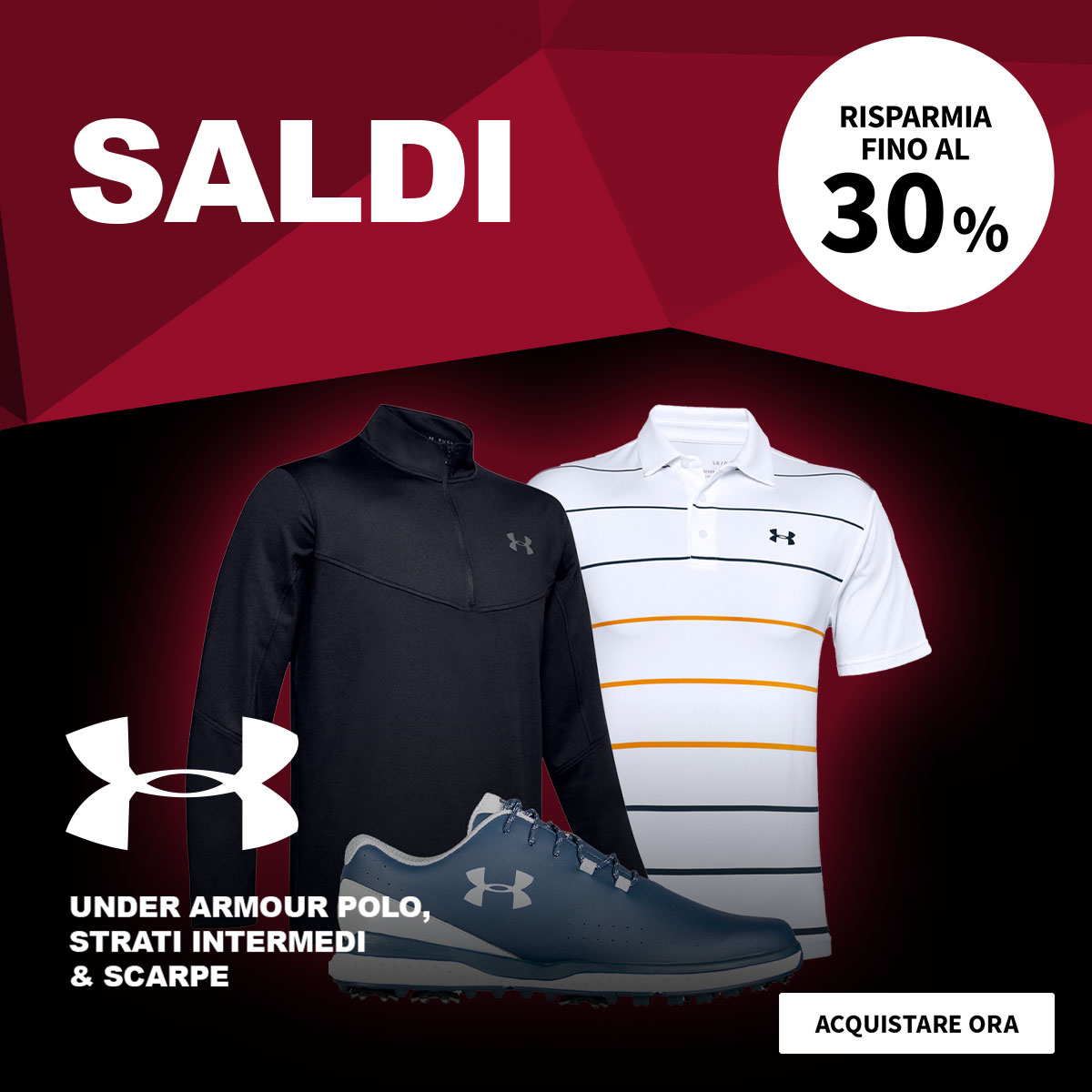 Under Armour 30% Off